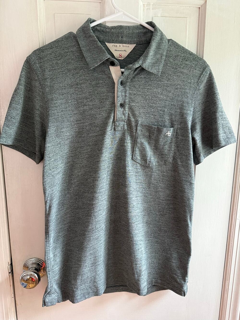 Rag and Bone Handmade Polo Small Gret